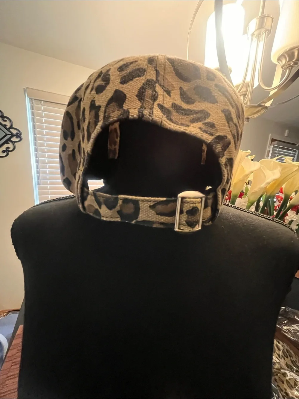 Leopard Print NY Embroidered Baseball Cap